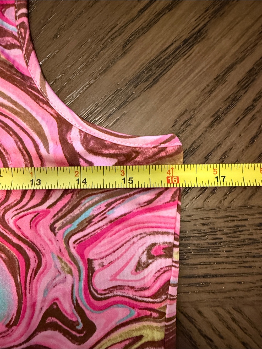 Jamie Sadock Pink Marble-Print Sleeveless Golf Top - Picture 3 of 6